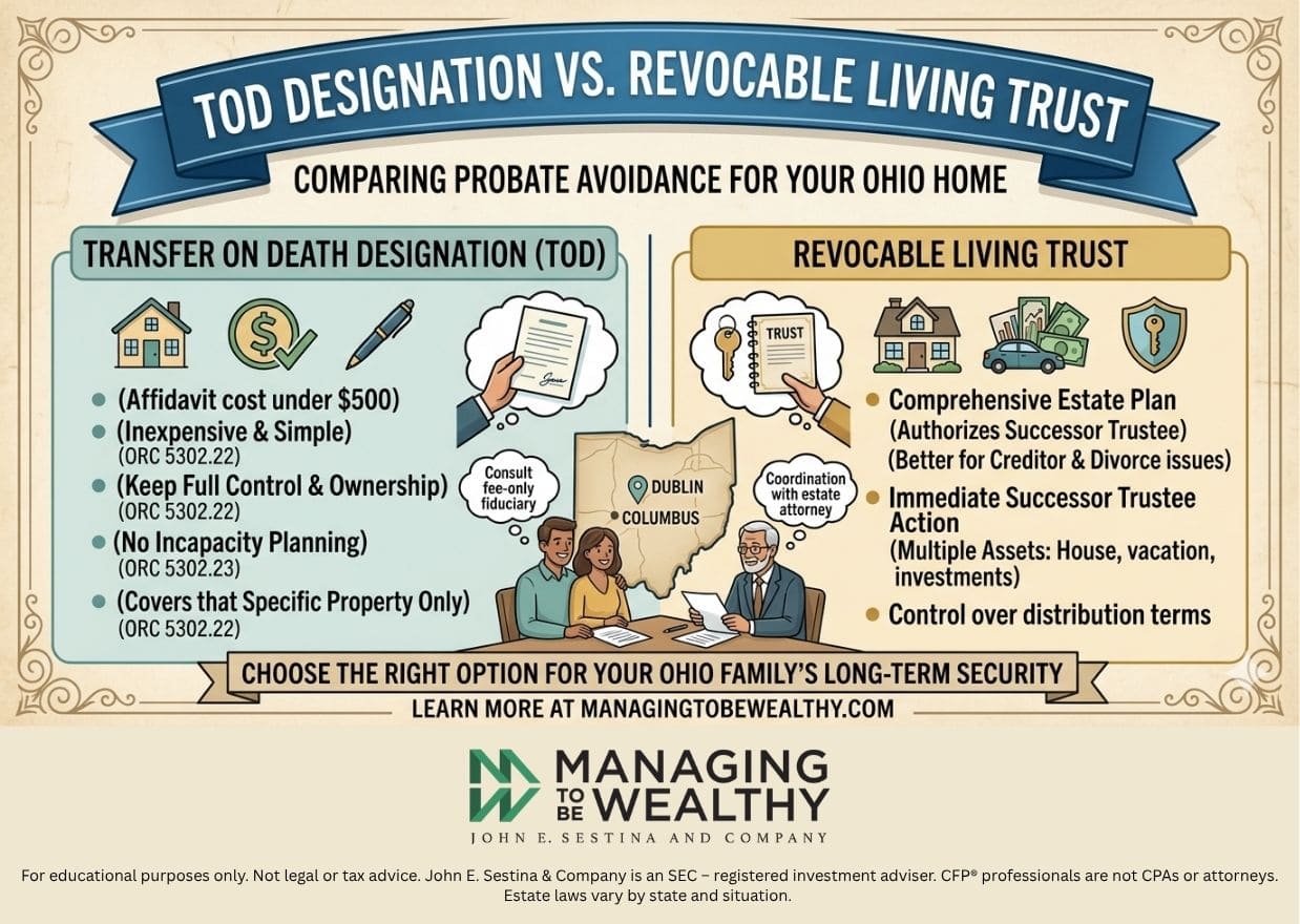 Avoid Probate in Ohio: Should You Use a TOD Deed or a Living Trust for Your Home?